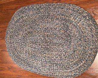 Braided rug #3,  23" x 33",  was $15, NOW $10
