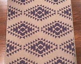 Aztec print floor mat, 20" x 31",  was $12, NOW $8