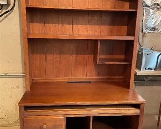 Desk with hutch, 4'W x 2'D x 6"8",  was $225, NOW $145