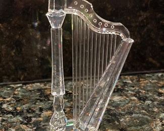 Swarovski Crystal Clear Harp Figurine, #SU476,  $48