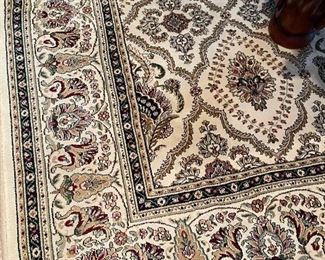 Additional closeup view of Belgium area rug