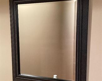 Black mirror, 20"W x 24"H,  $38