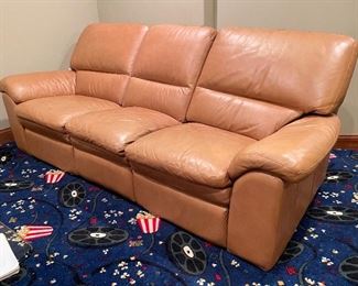 Reclining power leather sofa, 100"W x 37"D x 38"H,  was $1199, NOW $988