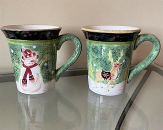 Snowman and deer mugs,  was $7, NOW $5