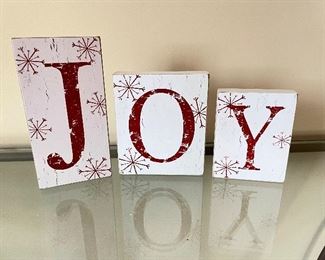 Joy sign, 12"H,  $7