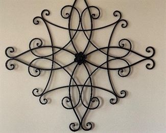 Metal wall art, 35" x 35",  was $30, NOW $20