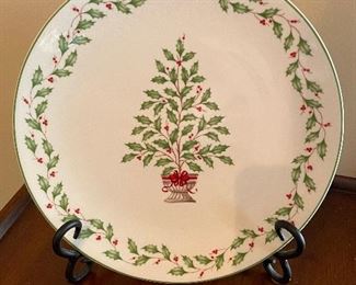 Lenox Christmas Tree plate, 9"D,  was $10, NOW $7