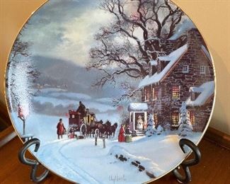 Holiday Journey by Lloyd Garrison, 8.5" diameter,  was $8, NOW $5