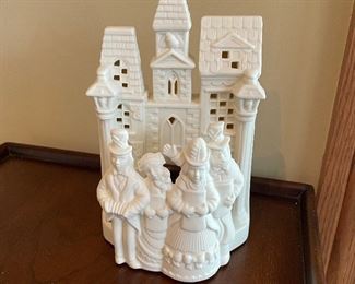 Carolers tealight holder, #2,  was $7, NOW  $5