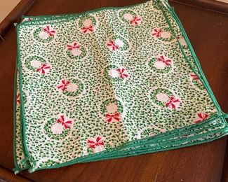 Set of 12, 8" x 8", Christmas napkins,  was $6, NOW $4