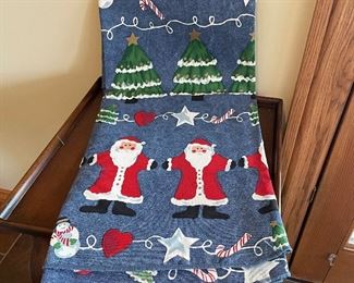Santa round tablecloth, 81" diameter,  $9