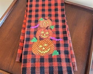 Pair of Halloween dish towels,  was $5, NOW $3