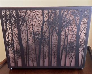 Reverse side of tree candle holder