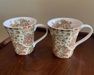 Pair of Maharana, fine china, mugs,  was $8, NOW $5