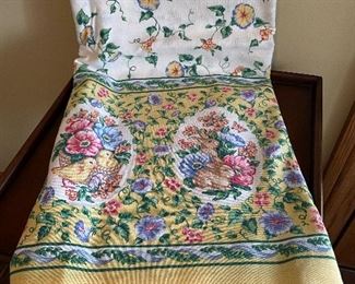 Rectangle Easter/Spring tablecloth, 80",  was $8, NOW $6