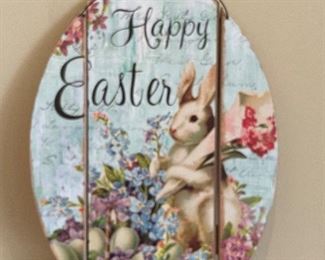 Happy Easter sign, 10"W x 14"H,  was $12, NOW $9