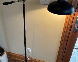 Black & Gold metal floor lamp - 2 available - 56"H,  was $74 each, NOW $60 each