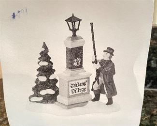 Dept 56  "Ye Olde Lamplighter",  was $14, NOW $9