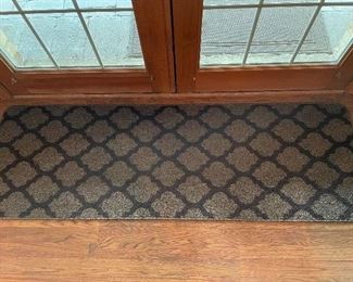 Brown area rug, 2' x 6'L,  $14