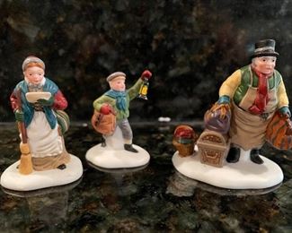 Dept 56 assorted figures,  was $12, NOW $7