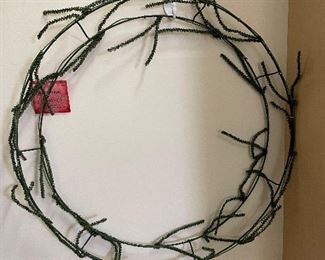 NEW* 24" Work Wreath, was $10, NOW $6