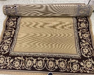 6'6" x 9'6" outdoor rug,  $35