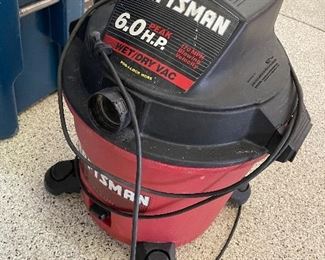 Craftsman 6.0 H.P. Wet Dry Vac,  $40