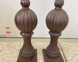 Metal Finials, 17"H,   was $32, NOW $22