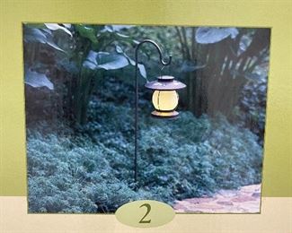 Two hanging Lantern Solar lights,  $22