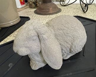 Cement Bunny #1, 10"W x 6"H, was  $35, NOW $25