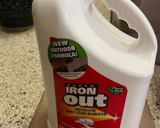 Iron Out outdoor rust stain remover, (nearly full),  was $8, NOW $5