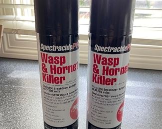 Pair of Wasp & Hornet spray cans ( not full), was  $4, NOW $3