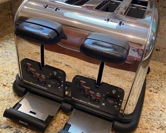Hamilton Beach 4 slice toaster,  $28