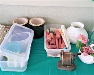 BAKING DISHES, STORAGE CONTAINERS, CANDLES