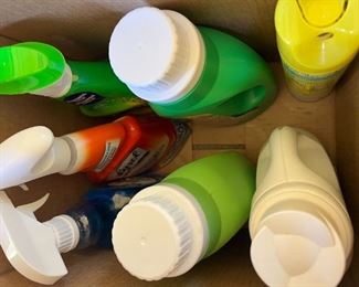 Assorted Unused or Barely Used Household Cleaning/Laundry Products $3/piece