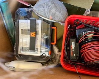 Inside Box of Model Train "Stuff"