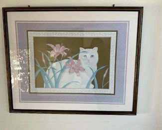 Framed Cat Wall Art $2