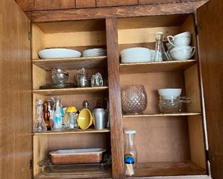 Assorted Dishes, Glasses $1-2/piece