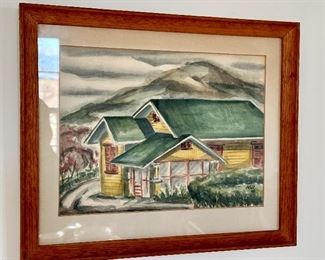Framed Watercolor