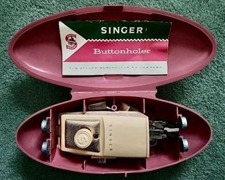 Singer Buttonholer