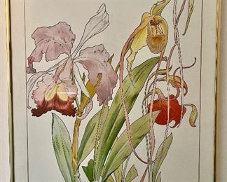 Framed Floreal Print