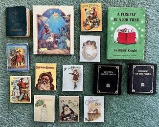 Miniature Xmas Themed Books