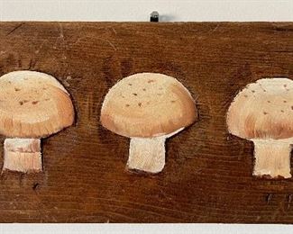 "Mushrooms" Oil on Board