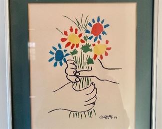 "Petit Fleurs" Picasso Print