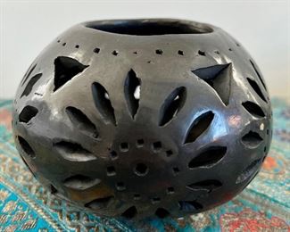 Votive Holder with Cutouts