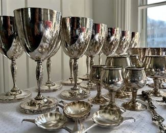 Sterling Silver Wine Goblets