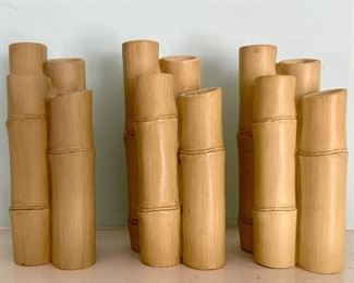 Bamboo Style Bud Vases