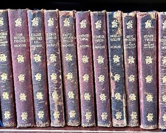 (16) Volume Set of Dickens Books