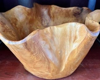Carved Wood Bowl