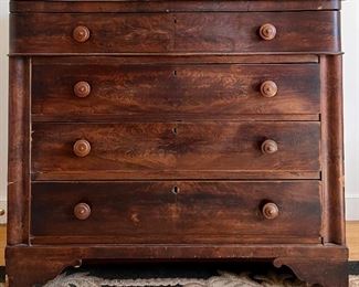 Four Drawer Dresser with Marble Top
